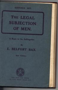 Legal subjection of men